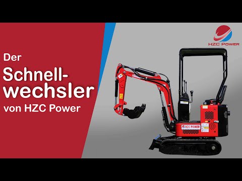 Schnellwechsler für HZC Power Minibagger