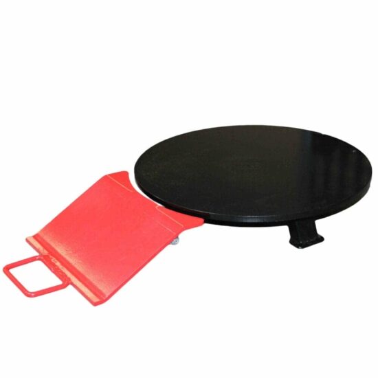 Universal turntable for standing log splitters