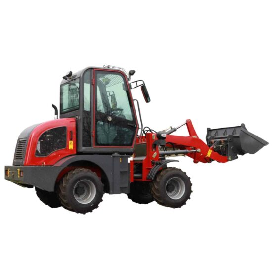 Wheel loader red from HZC Power
