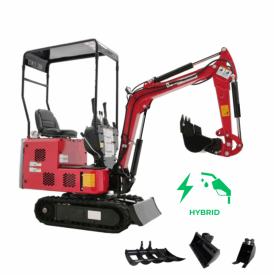 Minibagger HZC Power EBKB810K, Benzin, Elektro, 810 Kg