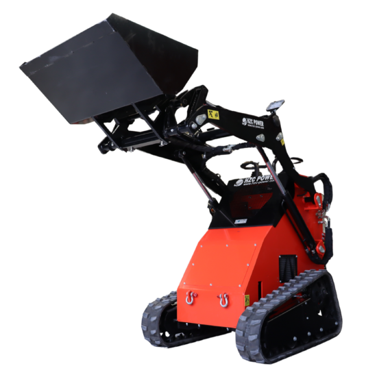 Kompaktlader KLD200, Dieselmotor 10PS, Stand-On Skid Steer, Multilader, Raupen (KLD200)